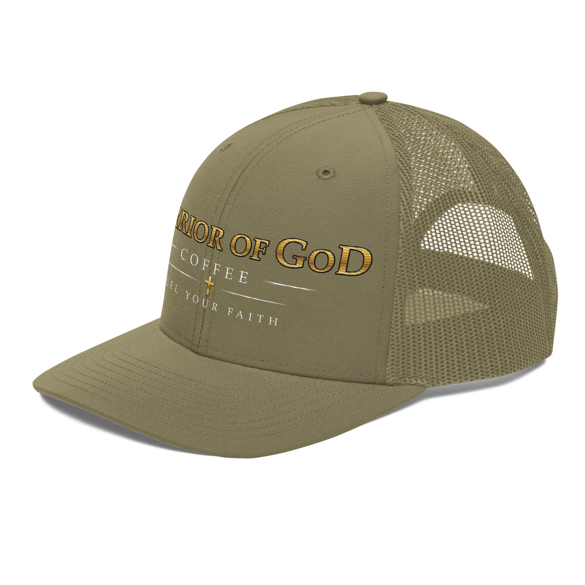 Shield & Cross snapback hat by Warrior of God, left front
