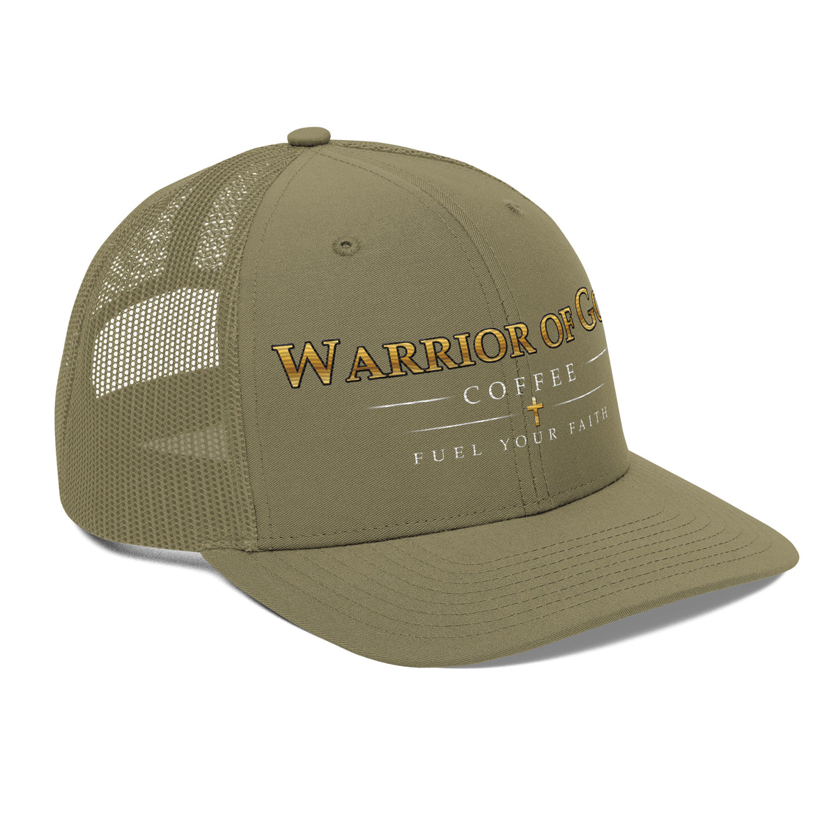 Shield & Cross snapback hat by Warrior of God, right front