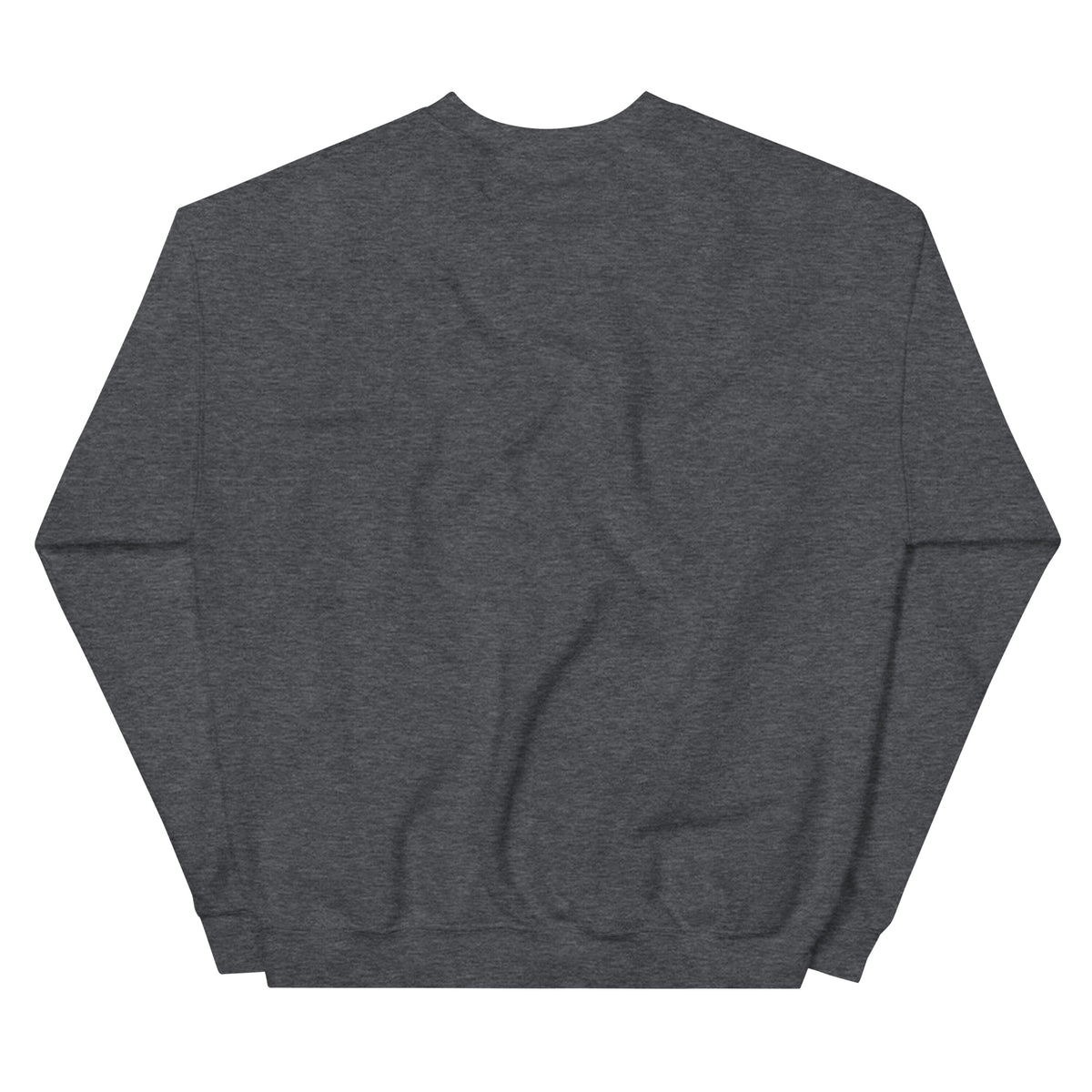 Dark Heather Shield Wall crewneck sweatshirt by Warrior of God, back