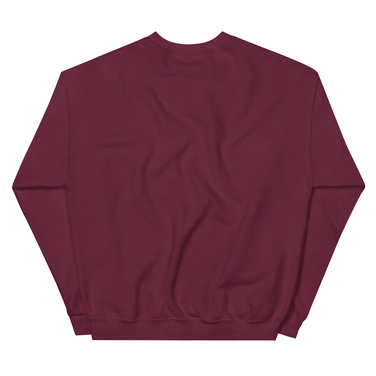 Maroon Shield Wall crewneck sweatshirt by Warrior of God, back